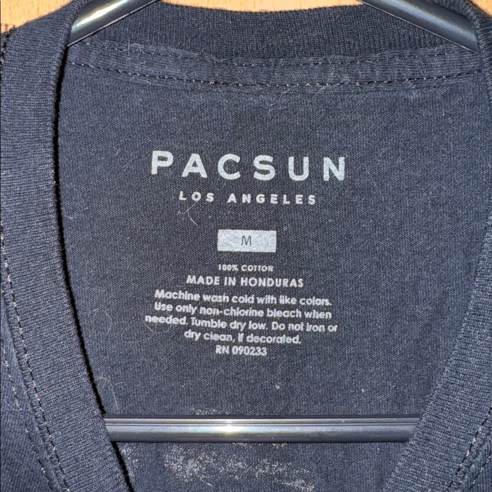 PacSun Black Tee with Colorful Graphic - Picture 3 of 3